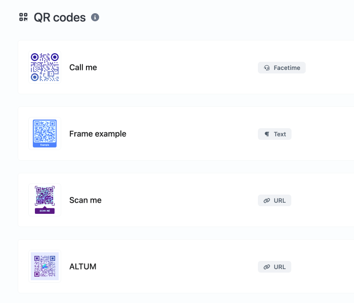 عکس صفحه سیستم کد QR اپلیکیشن
